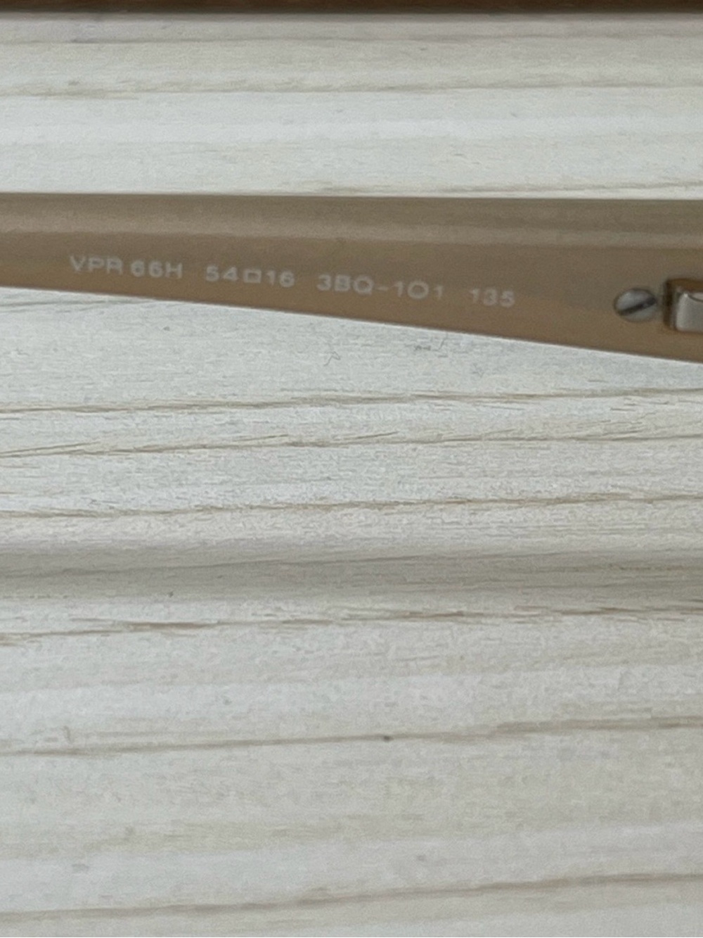 Prada VPR 66H 3BQ-101
Square Beige Silver Eyeglasses
Optical Frame 52-16-135 - Picture 5 of 7
